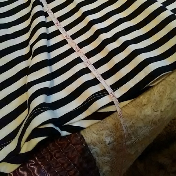 Candies striped dress w/ built in padding NWT - Picture 3 of 7